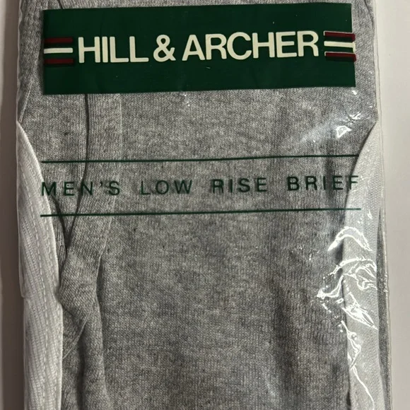 Vintage Rare New sealed package Hill & Archer Mens Briefs, Size Medium - Picture 5 of 6